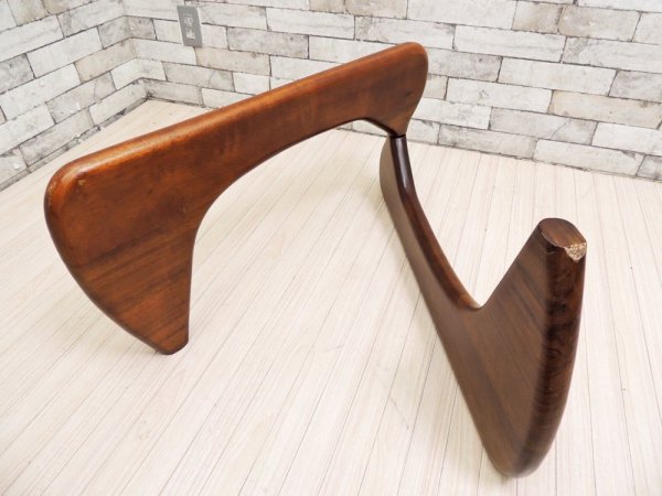 イサムノグチ Isamu Noguchi コーヒーテーブル Coffee Table ガラス天板厚19mm リプロダクト品 デザイナーズ家具 名作 ●