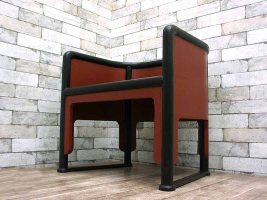赤木明登 漆塗りの椅子 アームチェア ラウンジチェア (B) 二十年ほど前の希少な作品 名古屋のギャラリーにて購入 塗師 塗り物 漆器 ●