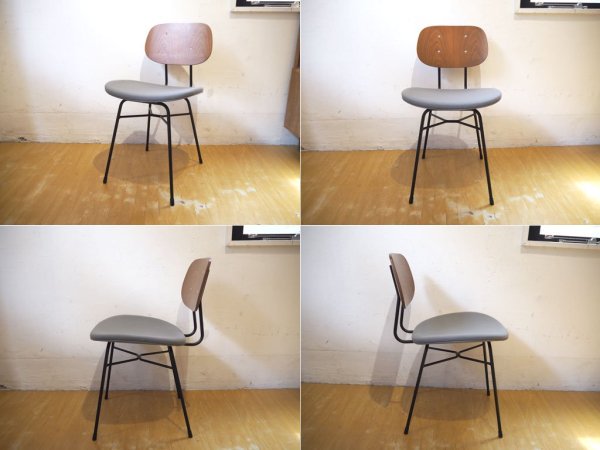 グラフ graf プランクトンチェア Plankton chair ダイニングチェア ポルトグレー×チーク材 国内人気家具ブランド A★