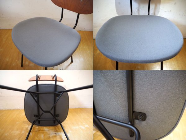 グラフ graf プランクトンチェア Plankton chair ダイニングチェア ポルトグレー×チーク材 国内人気家具ブランド A★