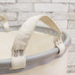 スチールキャンバスバスケット STEELE CANVAS BASKET ラウンドキャリーバスケット ROUND CARRY BASKET ステンシル 収納家具 工業系 インダストリアル ●