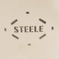スチールキャンバスバスケット STEELE CANVAS BASKET ラウンドキャリーバスケット ROUND CARRY BASKET ステンシル 収納家具 工業系 インダストリアル ●