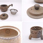 立花龍昇 造 萬古焼 茶注 急須 茶器 共箱付き ●