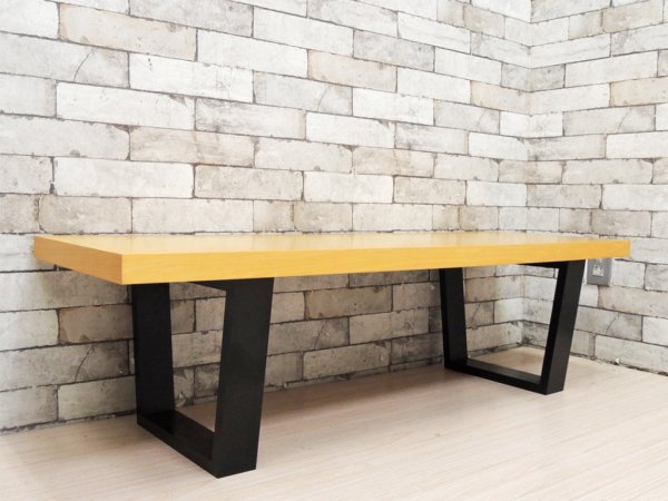 ランドスケーププロダクツ Landscape Products スクエアレッグテーブル SQUARE LEGS TABLE メープル材 Mサイズ 廃盤品 ●