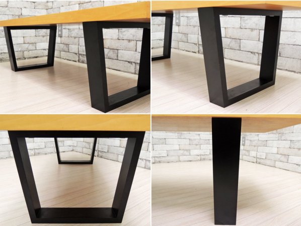 ランドスケーププロダクツ Landscape Products スクエアレッグテーブル SQUARE LEGS TABLE メープル材 Mサイズ 廃盤品 ●