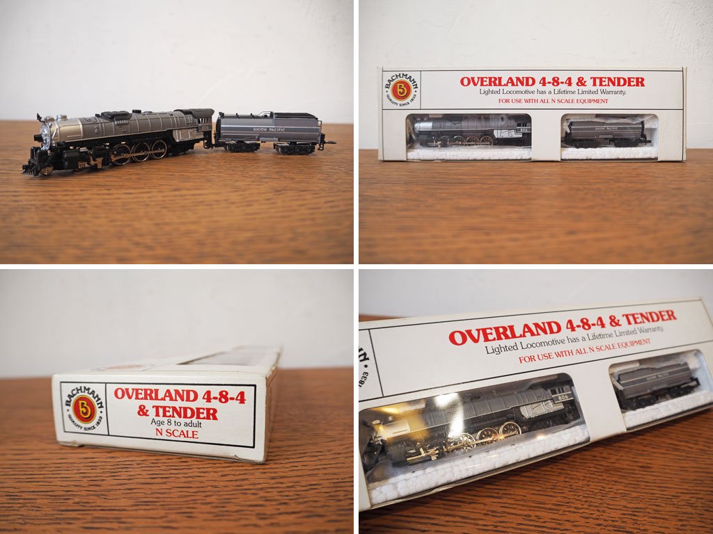 バックマン オーバーランダー＆テンダー OVERLANDER＆TENDER 4-8-4 蒸気機関車 ユニオンパシフィック鉄道 Union pacific Ｎゲージ ★