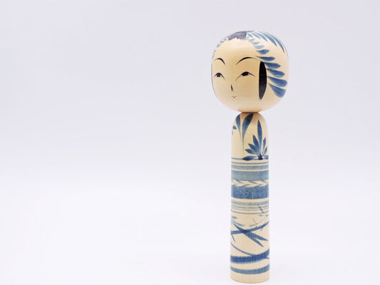 ビームス BEAMS JAPAN フェニカスタジオ fennica STUDIO インディゴこけし INDIGO KOKESHI 8寸 佐藤康広 仙台木地製作所 ●