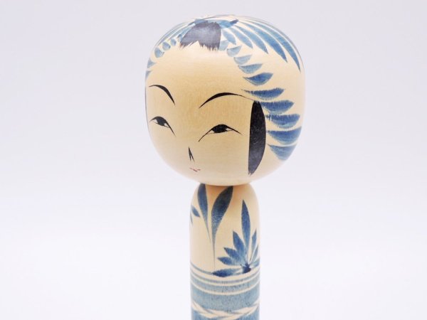 ビームス BEAMS JAPAN フェニカスタジオ fennica STUDIO インディゴこけし INDIGO KOKESHI 8寸 佐藤康広 仙台木地製作所 ●