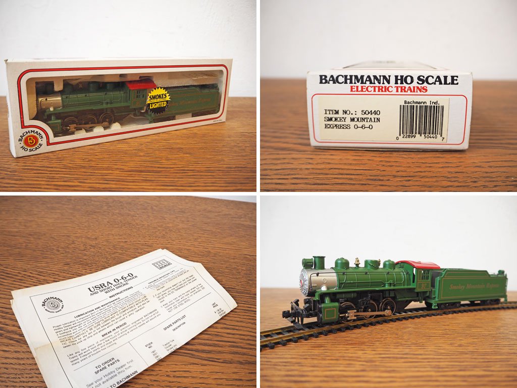 バックマン BACHMANN スモーキーマウンテン エキスプレス SMOKEY MOUNTAIN EXPRESS USRA 0-6-0 蒸気機関車 HOゲージ ★