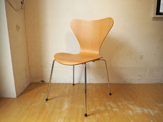 フリッツ ハンセン Fritz Hansen 正規品 セブンチェア SEVEN ビーチ材 1997年 ナチュラルウッド アルネ・ヤコブセン A ★