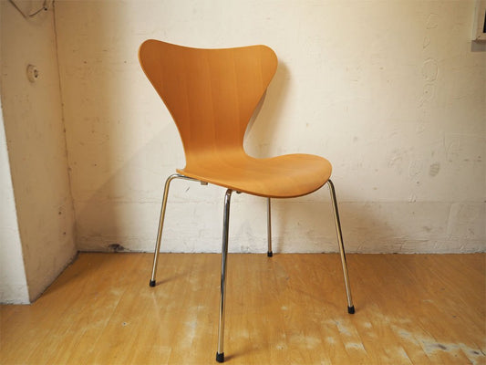 フリッツ ハンセン Fritz Hansen 正規品 セブンチェア SEVEN ビーチ材 1997年 ナチュラルウッド アルネ・ヤコブセン B ★