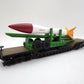 バックマン BACMANN 18347 Rolling Stock CENTER DEPRESSED FLAT CAR WITH MISSLE USAF HOゲージ 箱付き ♪