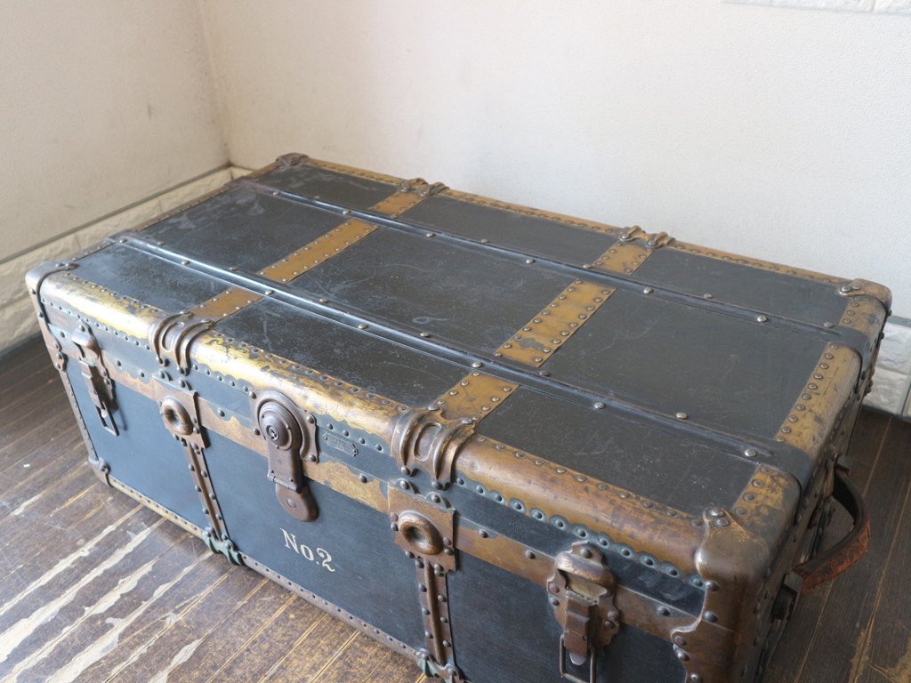 ビンテージ トランク Vintage trunk トランクケース アンティーク 店舗什器 ディスプレイ ◎