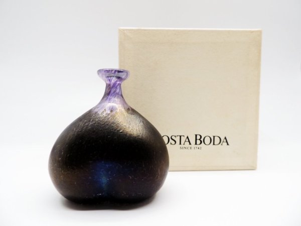 コスタボダ KOSTA BODA アーティストシリーズ ミニチュア フラワーベース 花器 バーティル・ヴァリーン Bertil Vallien 北欧雑貨 ●