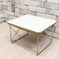 ハーマンミラー Herman Miller LTRT イームズ ワイヤーベース ローテーブル Eames Wire Base Low Table ホワイト ミッドセンチュリー ●