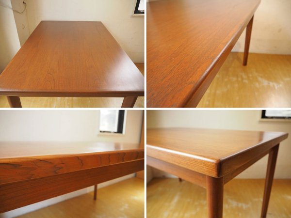 デンマーク ビンテージ チーク材　エクステンションダイニングテーブル Teak Extension dining table DENMARK 北欧 ★