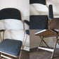 クラリン CLARIN フォールディングアームチェア FOLDING CHAIR WITH ARM 折畳 フルクッション ブラック ファブリック張替済 USA 米国 P.F.S 取扱 ◎