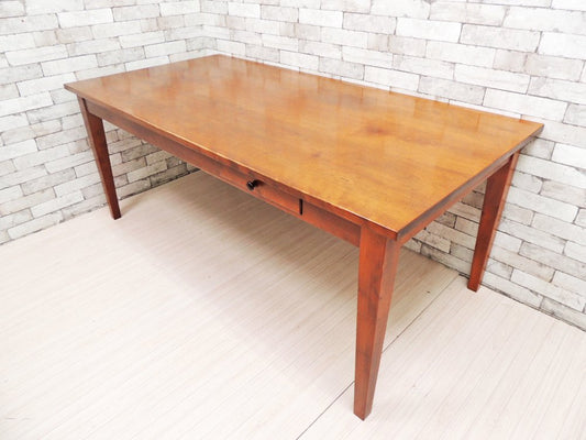 パシフィックファニチャーサービス PACIFIC FURNITURE SERVICE P.F.S ミッションテーブル Mission Table ダイニングテーブル カバ無垢材 抽斗1杯 ●