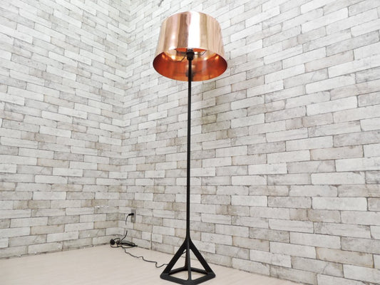 トムディクソン TOM DIXON ベース・フロア BASE FLOOR カッパ― フロアランプ 定価：23万円以上 美品 ●