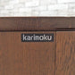 カリモク karimoku スリットボード コーナータイプ  HU3653 TVボード モカブラウン オーク材 定価151,250円 ●