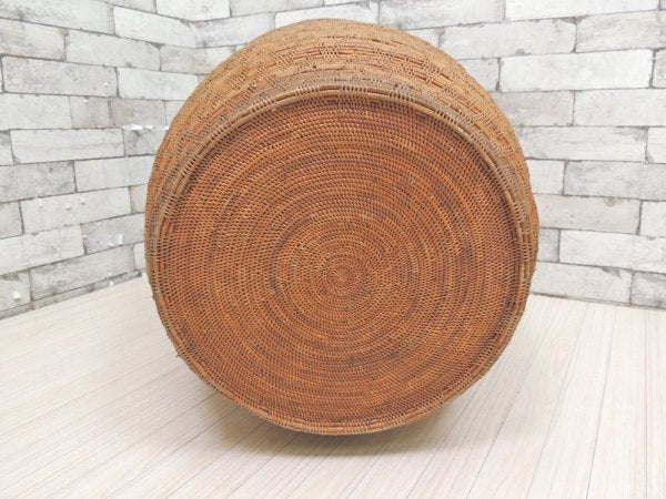 アジアン雑貨 アタ製 カゴ ランドリーバスケット バリ風 特大サイズ ●