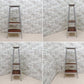 インダストリアルデザイン アルミフレーム 無垢材天板 4段 オープンシェルフ ●