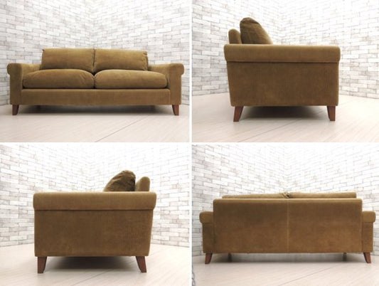 トラックファニチャー TRUCK FURNITURE FK ソファ 3人掛け FK SOFA 3-SEATER ウォールナット無垢材 コーデュロイ ●