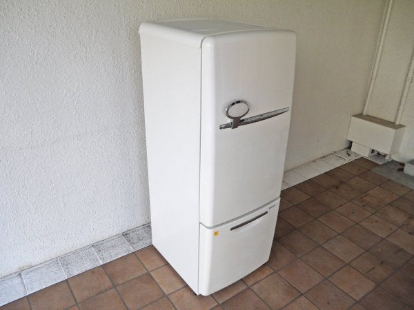 ナショナル National ウィル WiLL フリッジ ・ミニ FRIDGE mini 冷凍冷蔵庫 ホワイト 2004年製 162L NR-B162R 廃番 ノスタルジック ◇