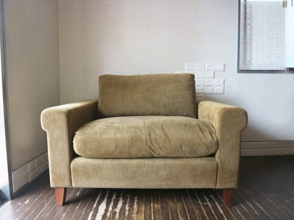 トラックファニチャー TRUCK FURNITURE FK ソファ 1.5人掛け FK SOFA 1.5-SEATER ウォールナット無垢材 コーデュロイ ◎