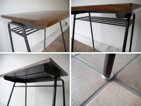 ジャーナルスタンダードファニチャー journal standard Furniture サンク SENS PCデスク オーク無垢材×アイアン 廃番 工業系 ￥41,800- ◇