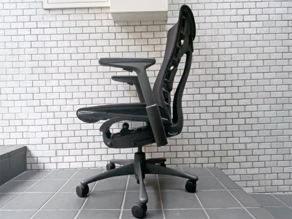 ハーマンミラー Herman Miller エンボディチェア Embody Chairs バランスファブリック カーボン グラファイトベース デスクチェア ■