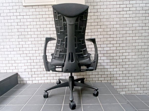 ハーマンミラー Herman Miller エンボディチェア Embody Chairs バランスファブリック カーボン グラファイトベース デスクチェア ■