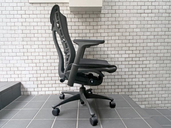 ハーマンミラー Herman Miller エンボディチェア Embody Chairs バランスファブリック カーボン グラファイトベース デスクチェア ■