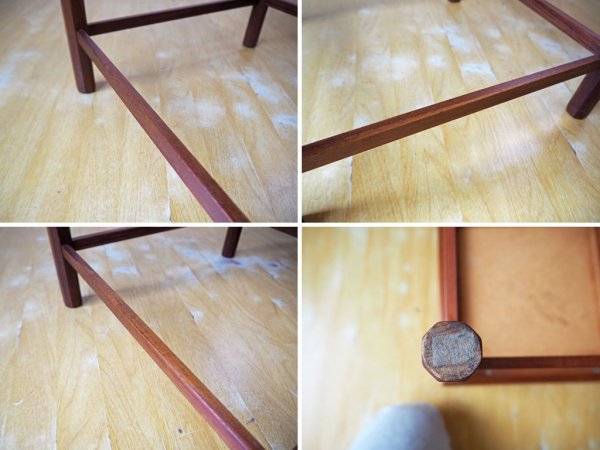 TOFTEN mobelfabrikke チーク材 タイルトップ サイドテーブル Side table 60's 北欧 ビンテージ ★