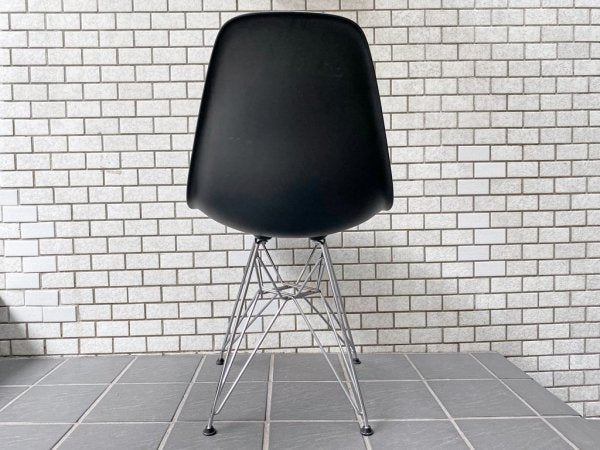 ハーマンミラー HermanMiller × ヴィトラ vitra サイドシェルチェア エッフェルベース ポリプロピレン製 ブラック イームズ ミッドセンチュリー ■