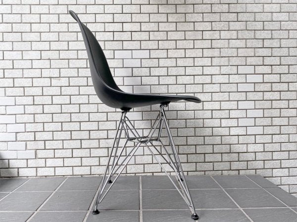 ハーマンミラー HermanMiller × ヴィトラ vitra サイドシェルチェア エッフェルベース ポリプロピレン製 ブラック イームズ ミッドセンチュリー ■