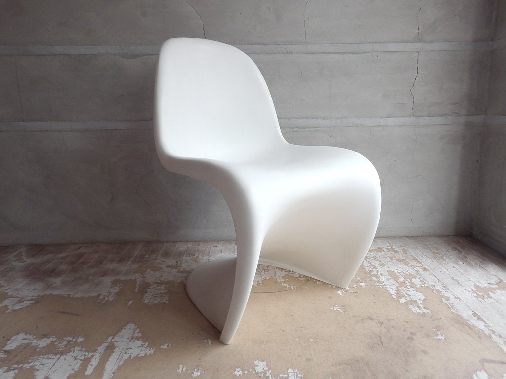 ヴィトラ vitra パントンチェア Panton Chair ホワイト ヴェルナー・パントン Verner Panton スタッキングチェア ♪