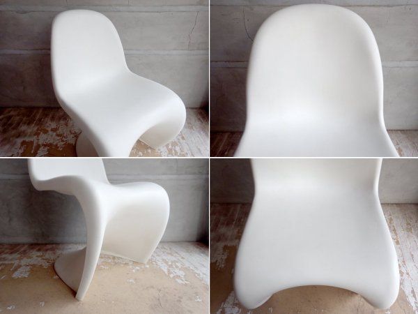 ヴィトラ vitra パントンチェア Panton Chair ホワイト ヴェルナー・パントン Verner Panton スタッキングチェア ♪