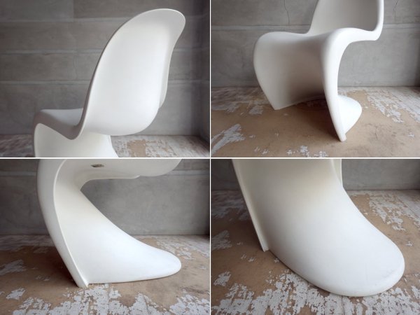 ヴィトラ vitra パントンチェア Panton Chair ホワイト ヴェルナー・パントン Verner Panton スタッキングチェア ♪