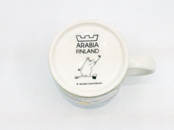 アラビア ARABIA ムーミン マグカップ ムーミンパパ サマーシエスタ Moomin Summer Siesta 2009年 夏限定 箱付き ●
