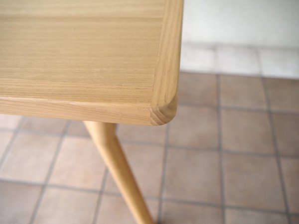 関家具 WISE TABLE タモ材 ダイニングテーブル ナチュラル 廃番 北欧スタイル ◇