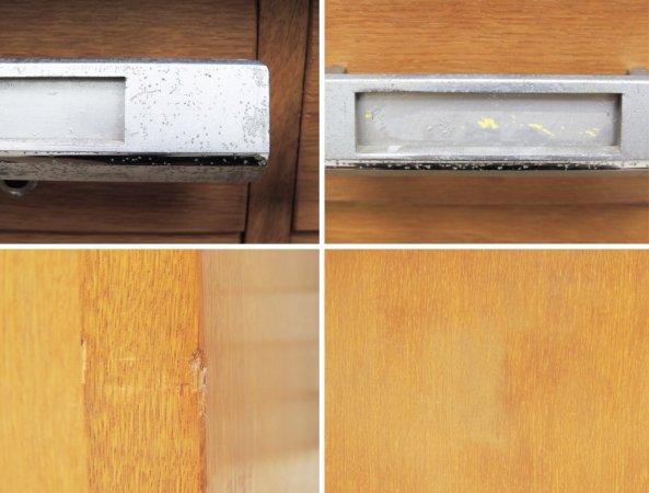 キハラ KIHARA 図書館キャビネット カードケース 抽斗45杯 スライド天板 ネームホルダー付 レトロ 店舗什器 A ●