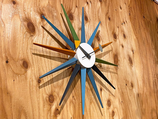 ヴィトラ Vitra ジョージネルソン George Nelson サンバースト Sunburst Clock 壁掛け時計 ウォールクロック マルチカラー ミッドセンチュリー ■