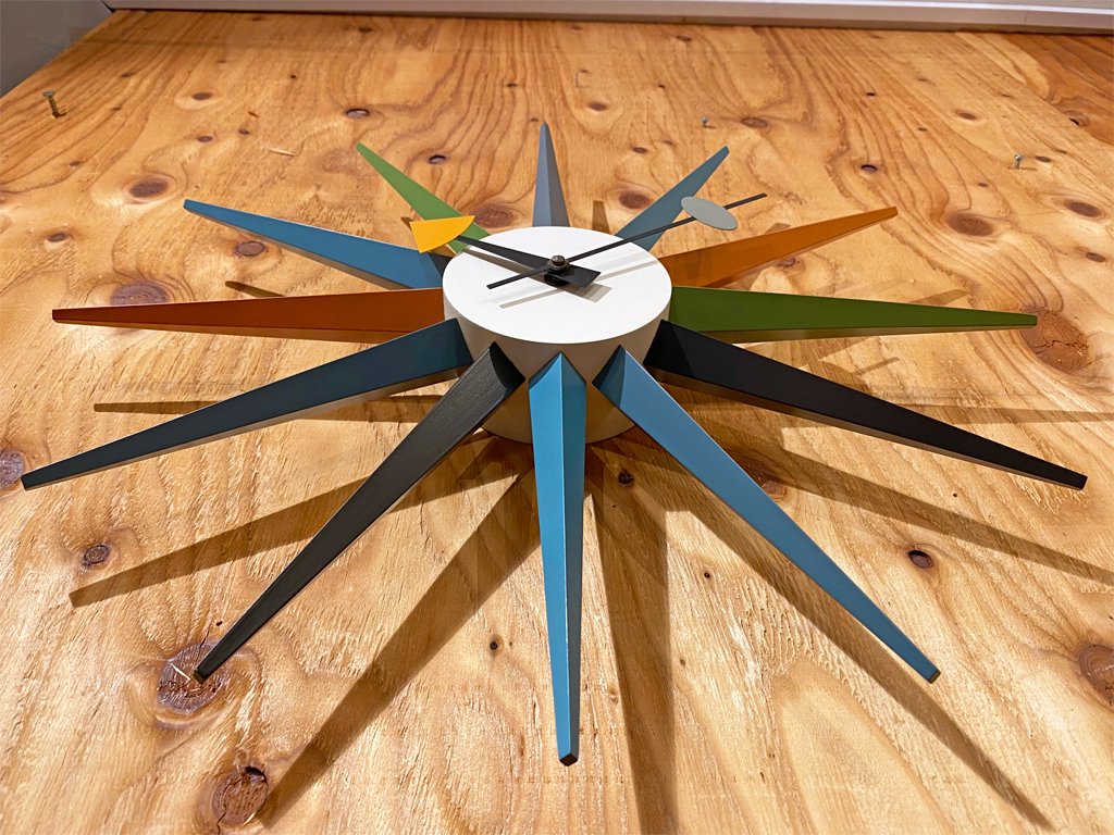 ヴィトラ Vitra ジョージネルソン George Nelson サンバースト Sunburst Clock 壁掛け時計 ウォールクロック マルチカラー ミッドセンチュリー ■