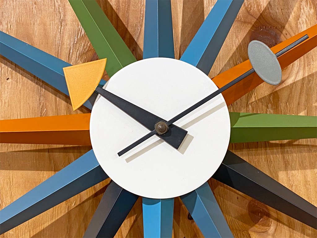 ヴィトラ Vitra ジョージネルソン George Nelson サンバースト Sunburst Clock 壁掛け時計 ウォールクロック マルチカラー ミッドセンチュリー ■