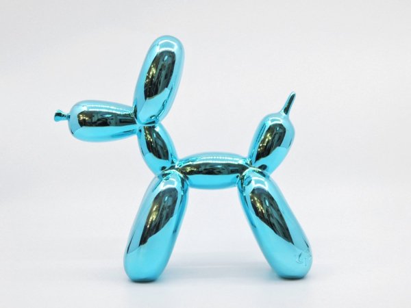 ジェフ・クーンズ Jeff Koons バルーンドッグ リプロダクト 樹脂クラフト ホームデコレーション 現代アート ●