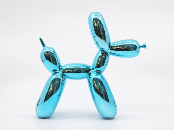 ジェフ・クーンズ Jeff Koons バルーンドッグ リプロダクト 樹脂クラフト ホームデコレーション 現代アート ●