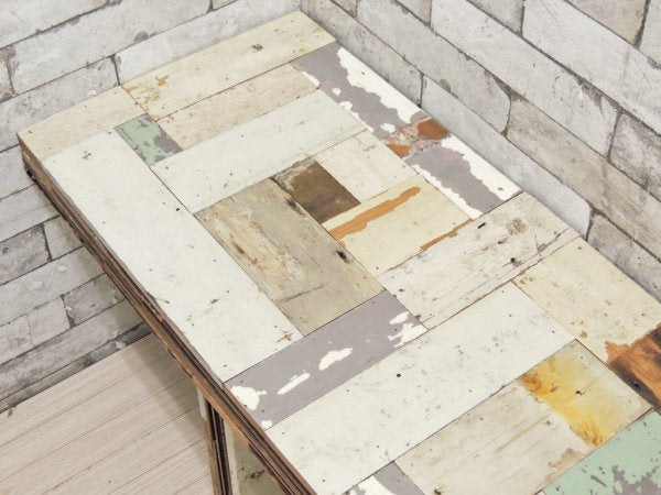 ピート・ヘイン・イーク Piet Hein Eek スクラップウッド パイリング ベンチ SCRAPWOOD PILING BENCH オランダ ●