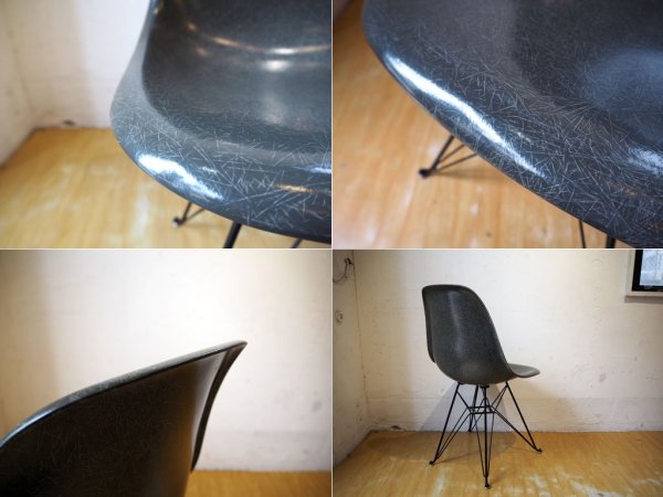 モダニカ MODERNICA サイドシェルチェア Side shell chair ブラック エッフェルベース エレファント DSR  Los Angeles ★