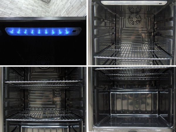 ダンビー Danby 冷蔵庫 DBC120BLS ビバレッジセンター Beverage Center ステンレス ブラック 屋内用 ショーケース型 ドリンク ホルダー アメリカ 米国 ●